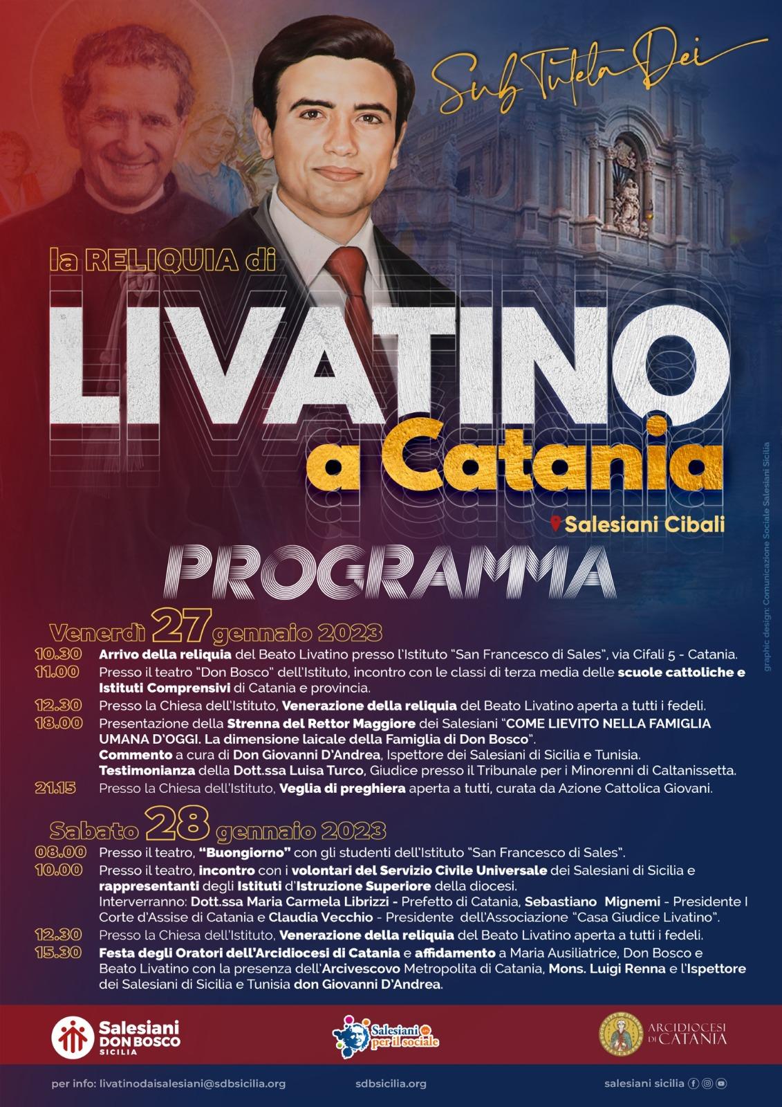 La Reliquia di Livatino a Catania dai Salesiani - Sicilia Oggi Notizie